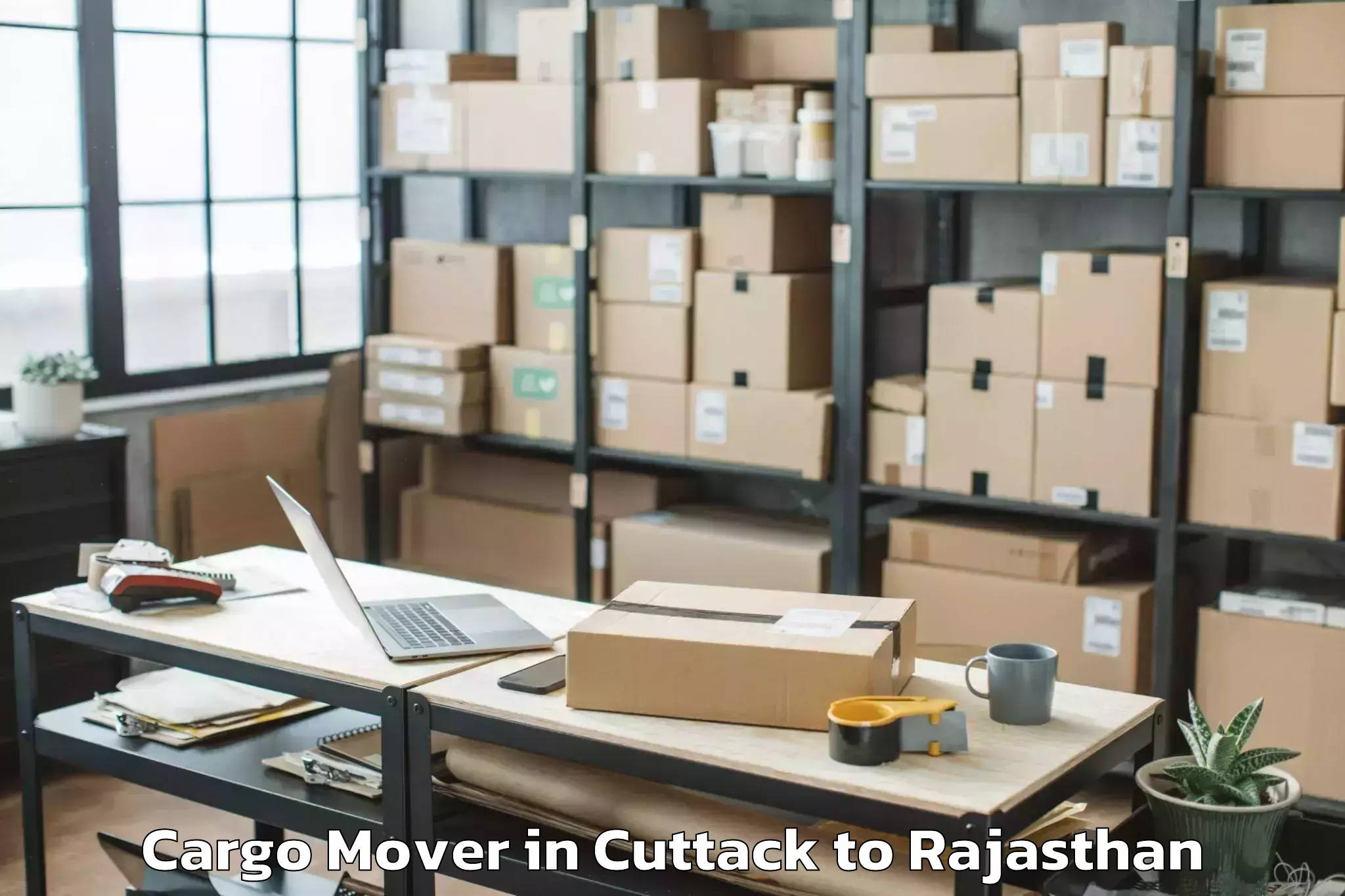 Cuttack to Sunrise University Alwar Cargo Mover